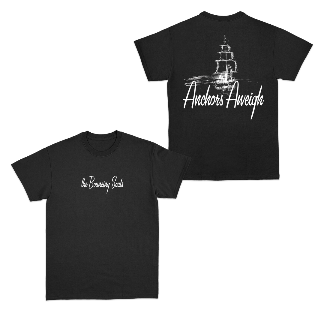 Anchors Aweigh Black T-Shirt