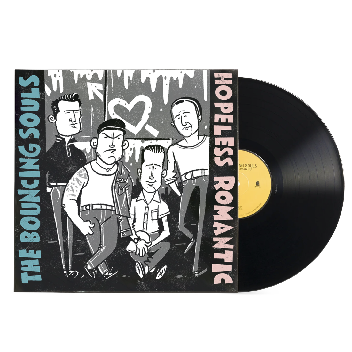 Hopeless Romantic Anniversary Cover Black Vinyl The Bouncing Souls
