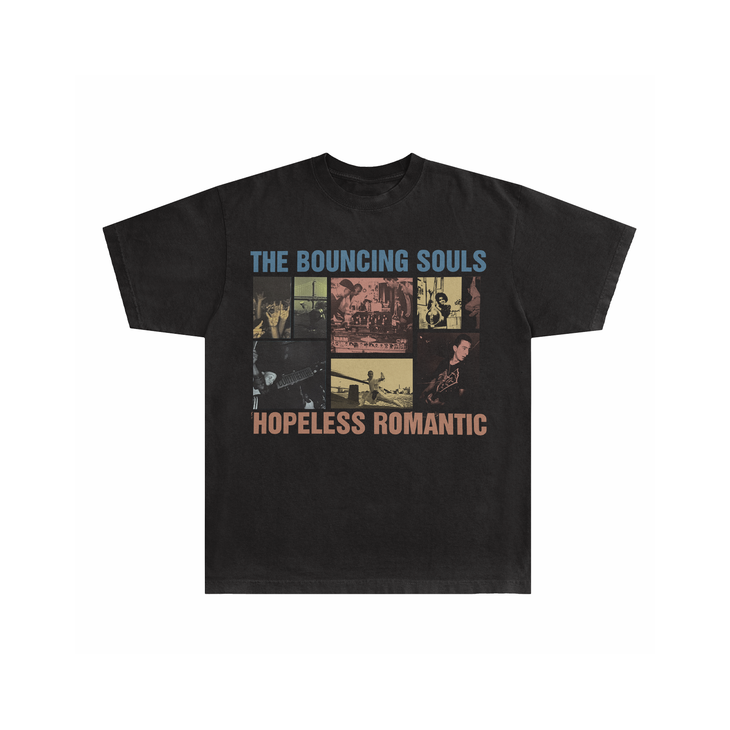 Hopeless Romantic Photos Black TShirt The Bouncing Souls