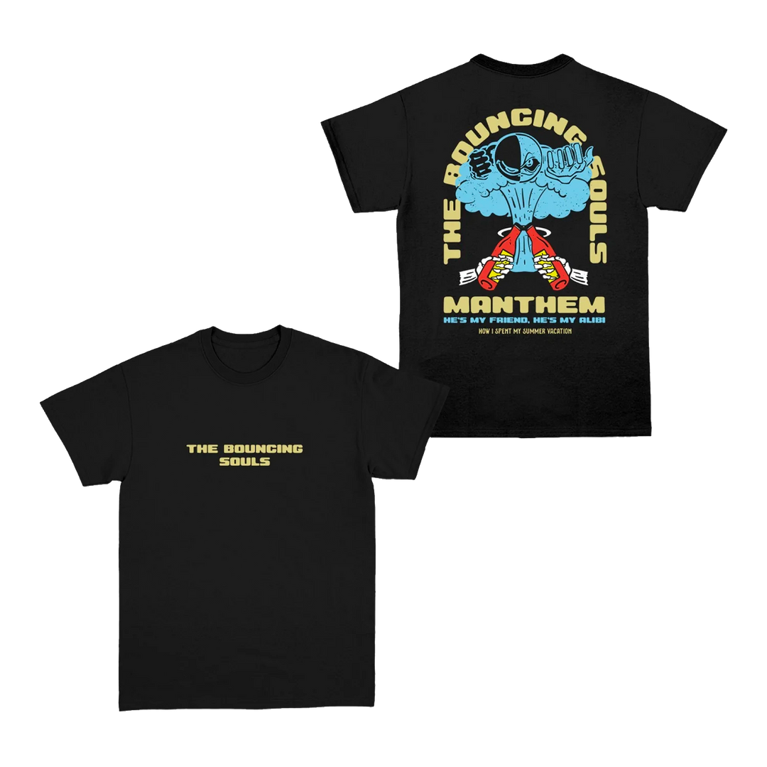 Manthem Black Tee